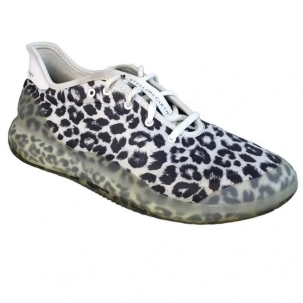 Adidas Stella McCartney Leopard Court Boost Shoes Sz 7